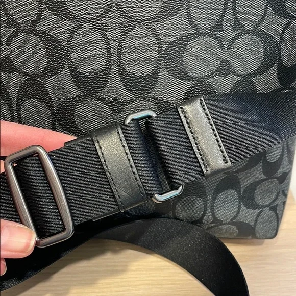 Coach Black and Gray Crossbody Bag - Picture 5 of 7